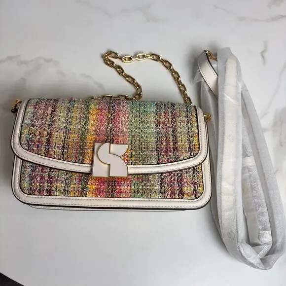 Kate Spade Dakota Tweed Small Crossbody purse - Picture 12 of 16